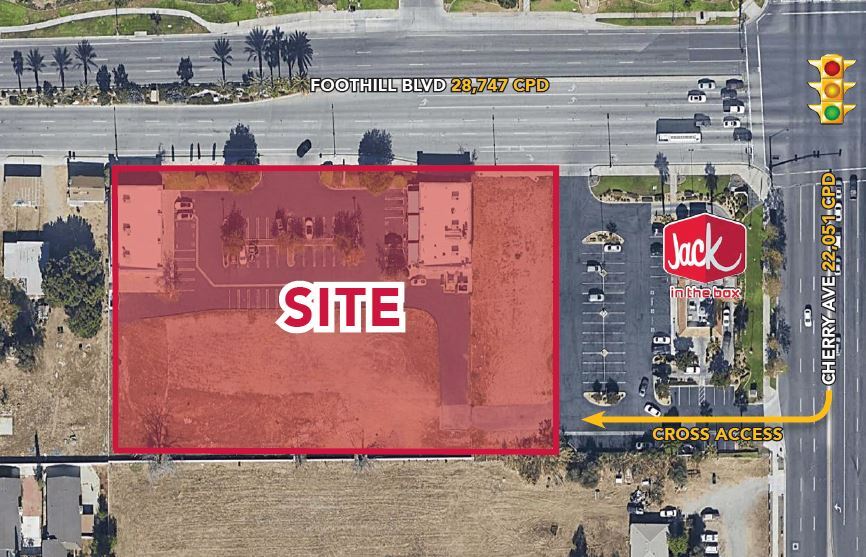 SWC Foothill & Cherry Ave, Fontana, CA à vendre - Photo du bâtiment - Image 2 de 4