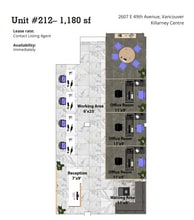 2605-2689 49th Ave E, Vancouver, BC for lease Floor Plan- Image 1 of 1