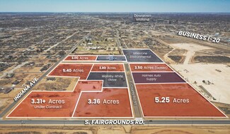 Plus de détails pour NW Corner of S. Fairgrounds Rd. and Indiana Ave., Midland, TX - Terrain à vendre