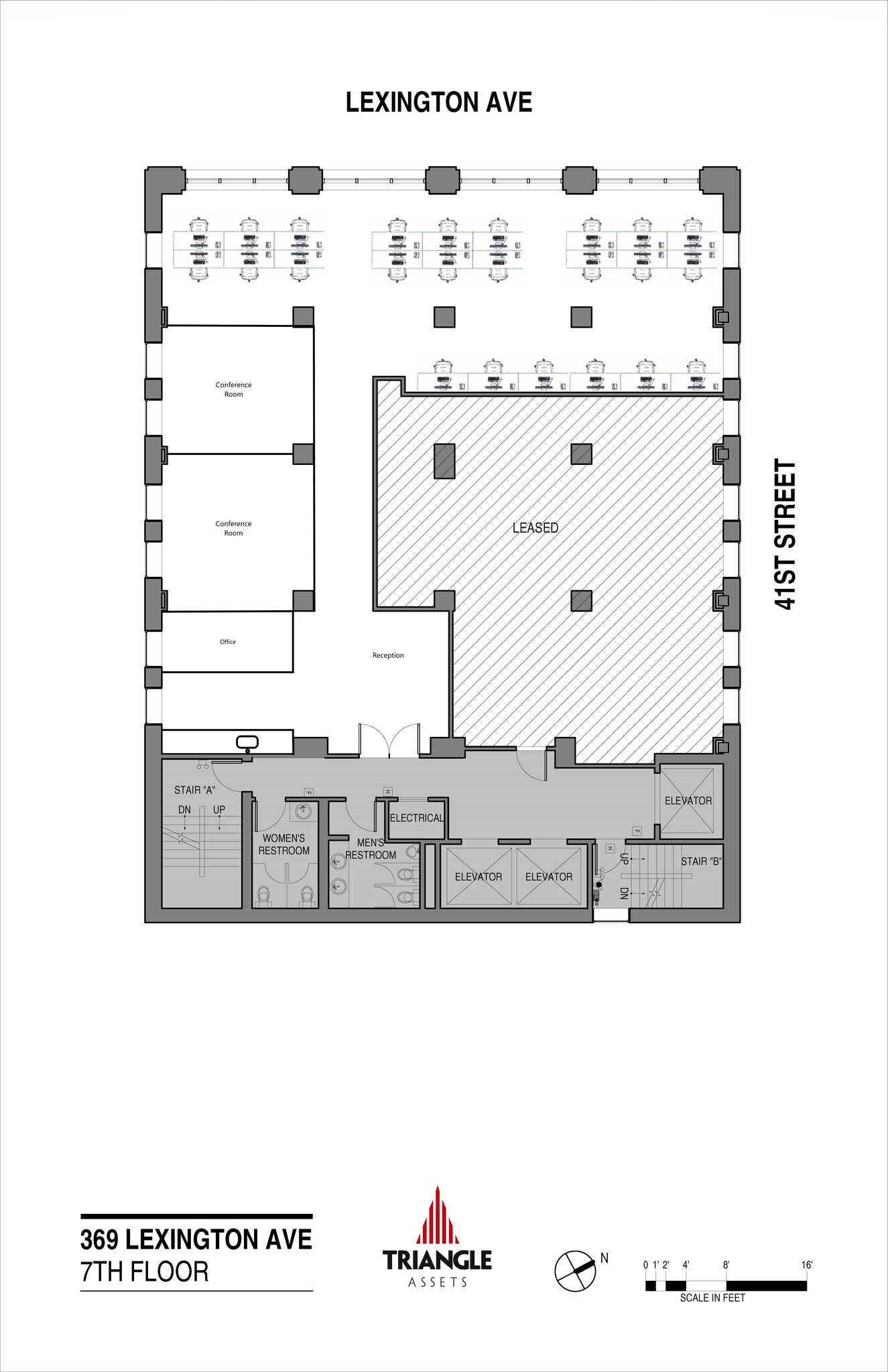 369 Lexington Ave, New York, NY à louer Plan d  tage- Image 1 de 6