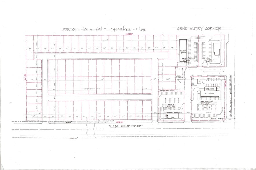 NWC Vista Chino & Gene Autry Trl, Palm Springs, CA for lease - Site Plan - Image 2 of 2