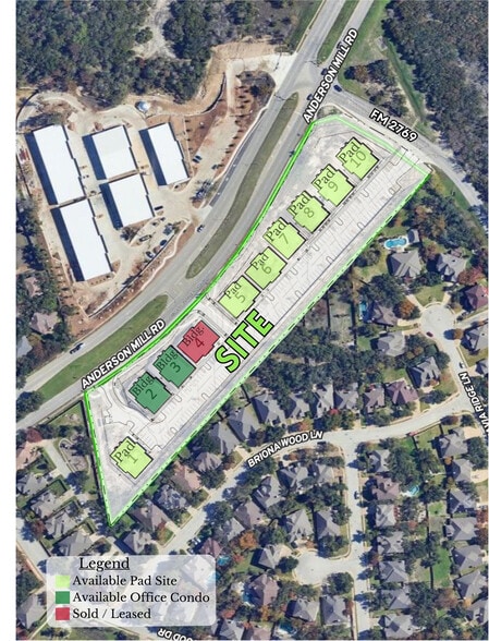 12801 Anderson Mill Rd, Austin, TX for lease - Site Plan - Image 2 of 11