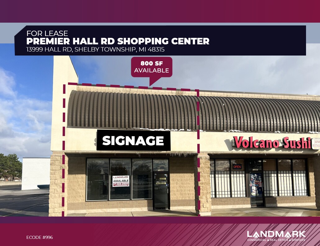 13987-13999 Hall Rd, Utica, MI for lease Building Photo- Image 1 of 7