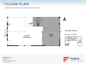 2535 Pilot Knob Rd, Mendota Heights, MN à louer Plan d’étage- Image 1 de 1