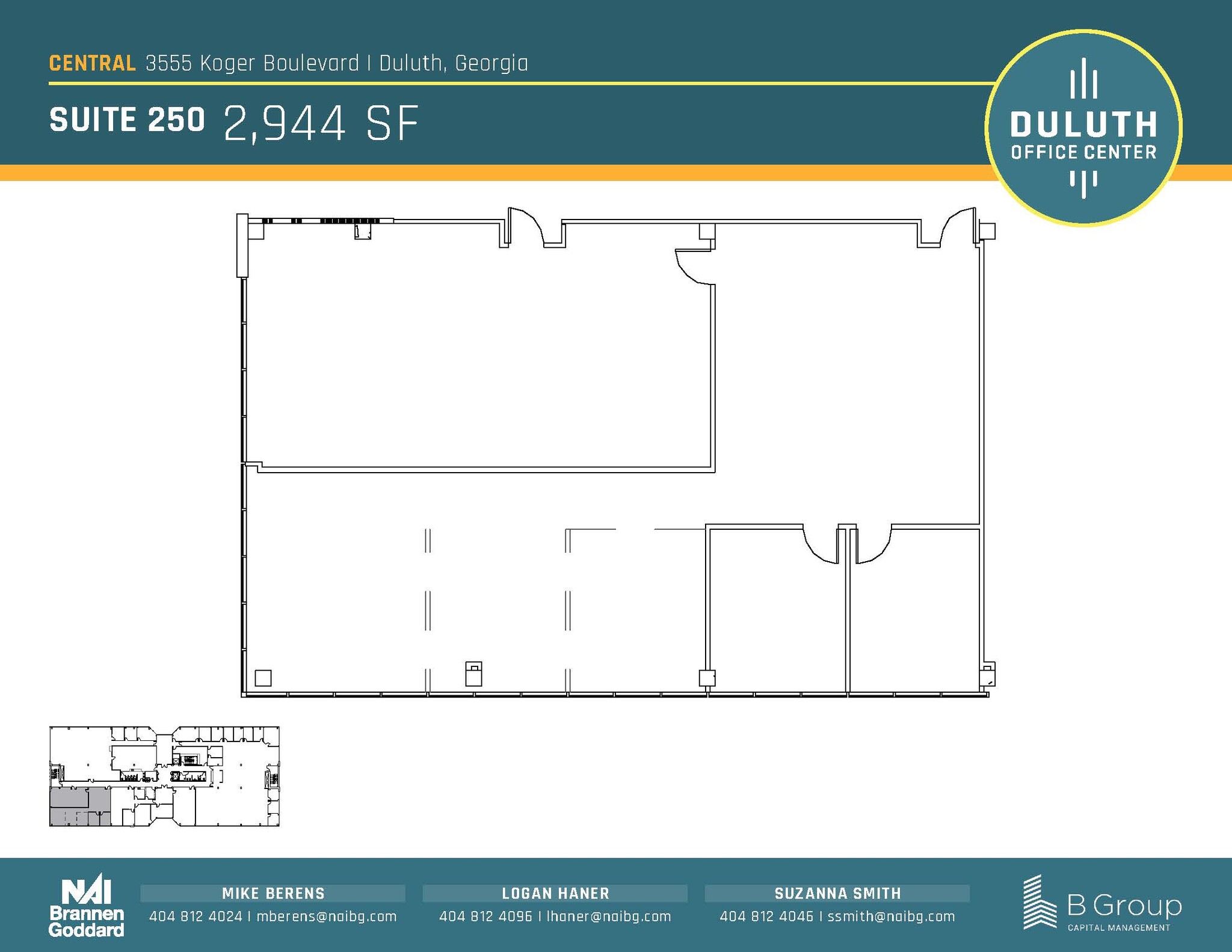 3505 Koger Blvd, Duluth, GA for lease Floor Plan- Image 1 of 1