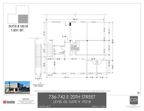736-742 E 20th St, Houston, TX à louer Plan d’étage- Image 1 de 1