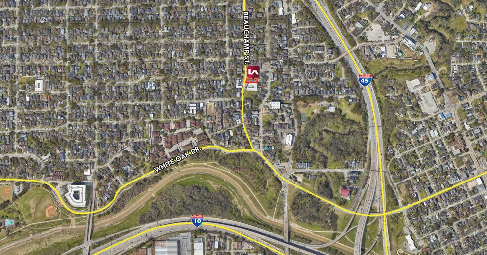 2812 Beauchamp St, Houston, TX à louer - Aérien - Image 2 de 2