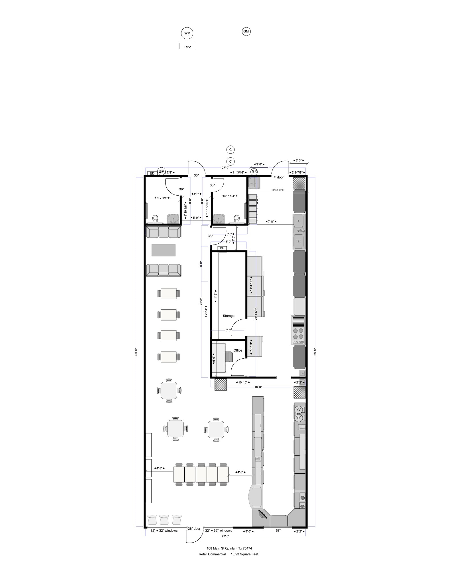 108 E Main St, Quinlan, TX for lease Site Plan- Image 1 of 1