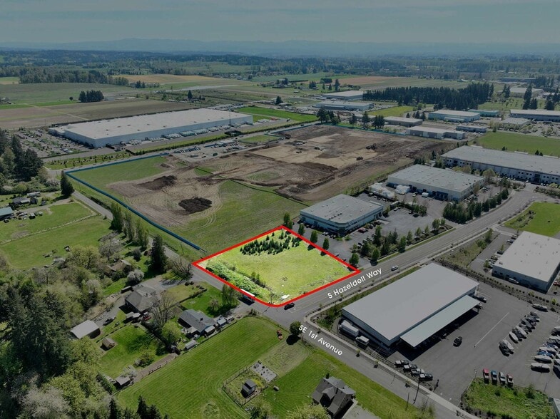 105 S Hazel Dell Way, Canby, OR for sale - Aerial - Image 1 of 2