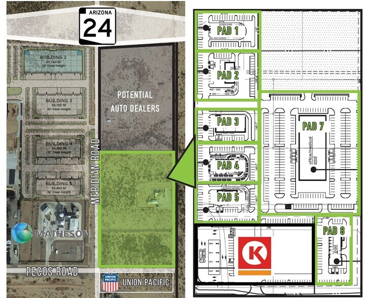 SEC Meridian & SR24, Queen Creek, AZ à vendre - Photo du bâtiment - Image 1 de 8