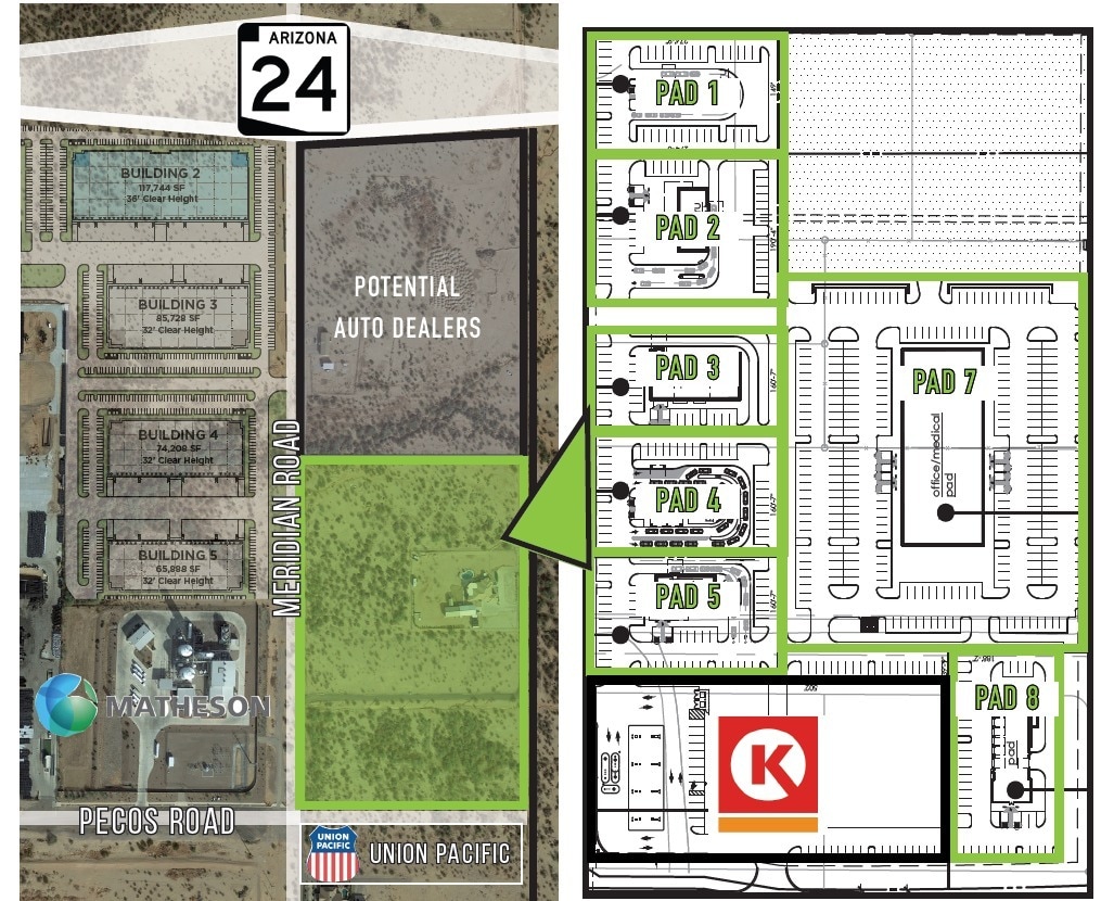 SEC Meridian & SR24, Queen Creek, AZ for sale Building Photo- Image 1 of 9