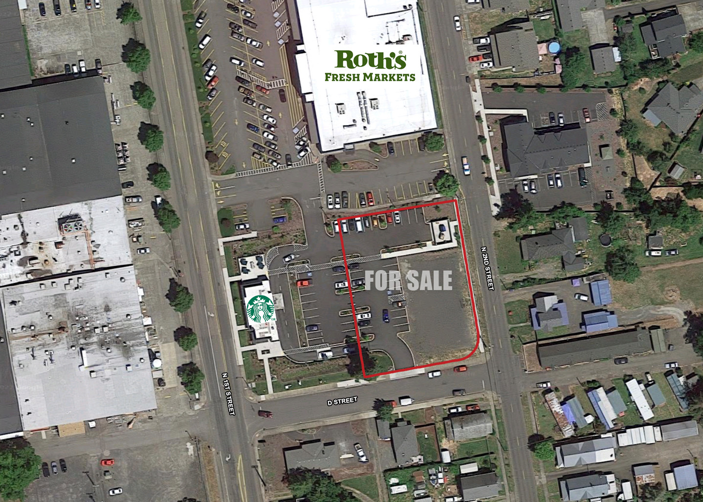 2nd St, Silverton, OR for sale Aerial- Image 1 of 1