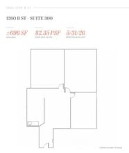 1290 B St, Hayward, CA à louer Plan d’étage- Image 1 de 1