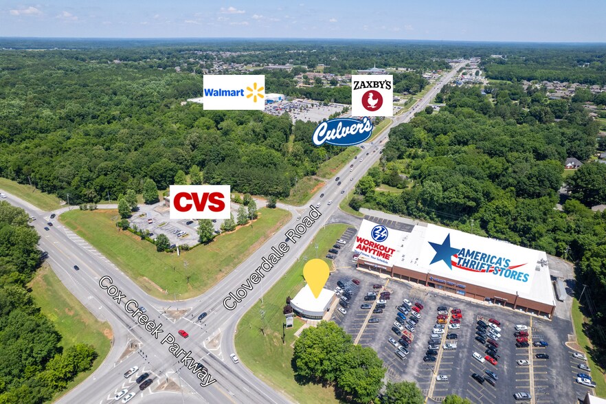 2606 Cloverdale Rd, Florence, AL à vendre - Aérien - Image 2 de 14