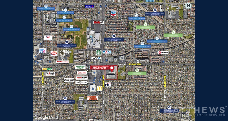 6012-6090 Ball Rd, Buena Park, CA for lease - Building Photo - Image 3 of 3