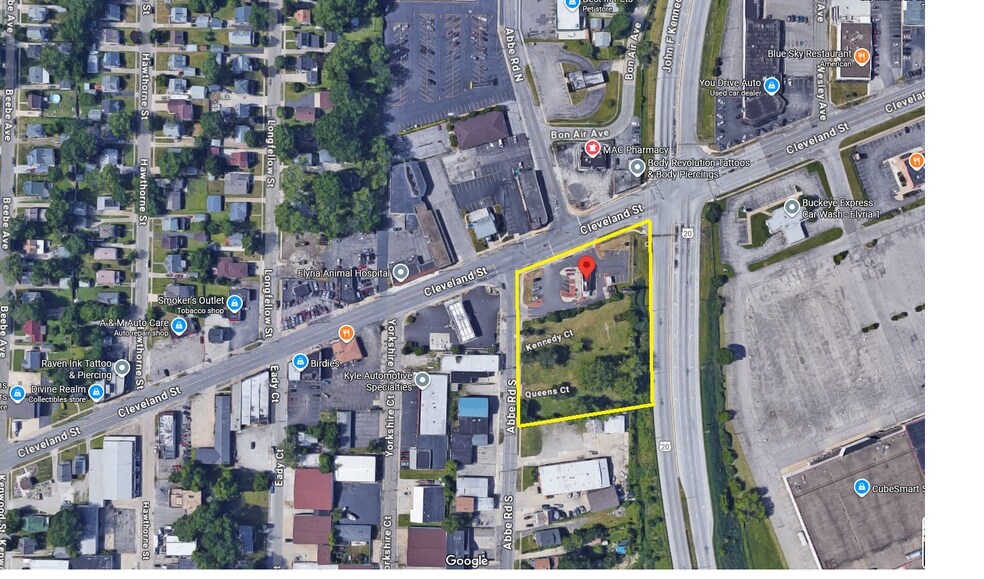 711 Cleveland St, Elyria, OH à louer - Aérien - Image 2 de 3