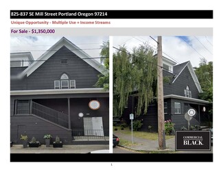 Plus de détails pour 825-837 SE Mill St, Portland, OR - Spécialité à vendre