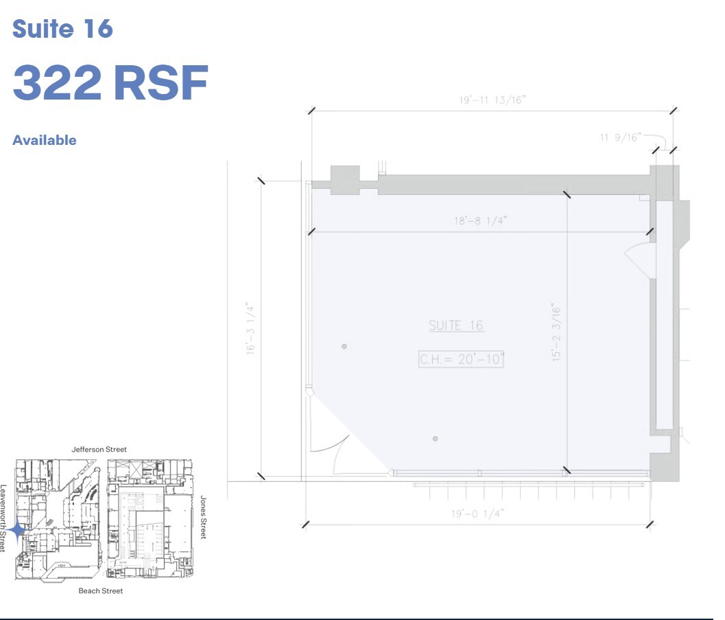333 Jefferson St, San Francisco, CA for lease Floor Plan- Image 1 of 1