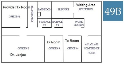 49 Lenox Pointe NE, Atlanta, GA à louer Plan d’étage- Image 1 de 2
