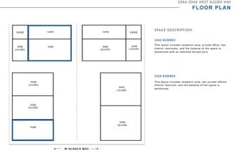 3304-3328 W Sussex Way, Fresno, CA à louer Plan d’étage- Image 1 de 1