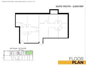 6043 Hudson Rd, Woodbury, MN à louer Plan d’étage- Image 1 de 1