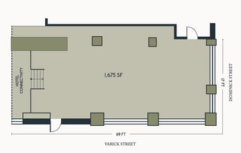 246 Spring St, New York, NY à louer Plan d’étage- Image 2 de 2