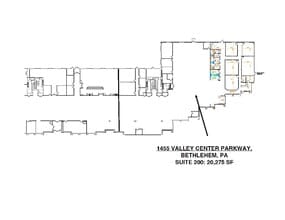 1525 Valley Center Pky, Bethlehem, PA for lease Floor Plan- Image 1 of 27