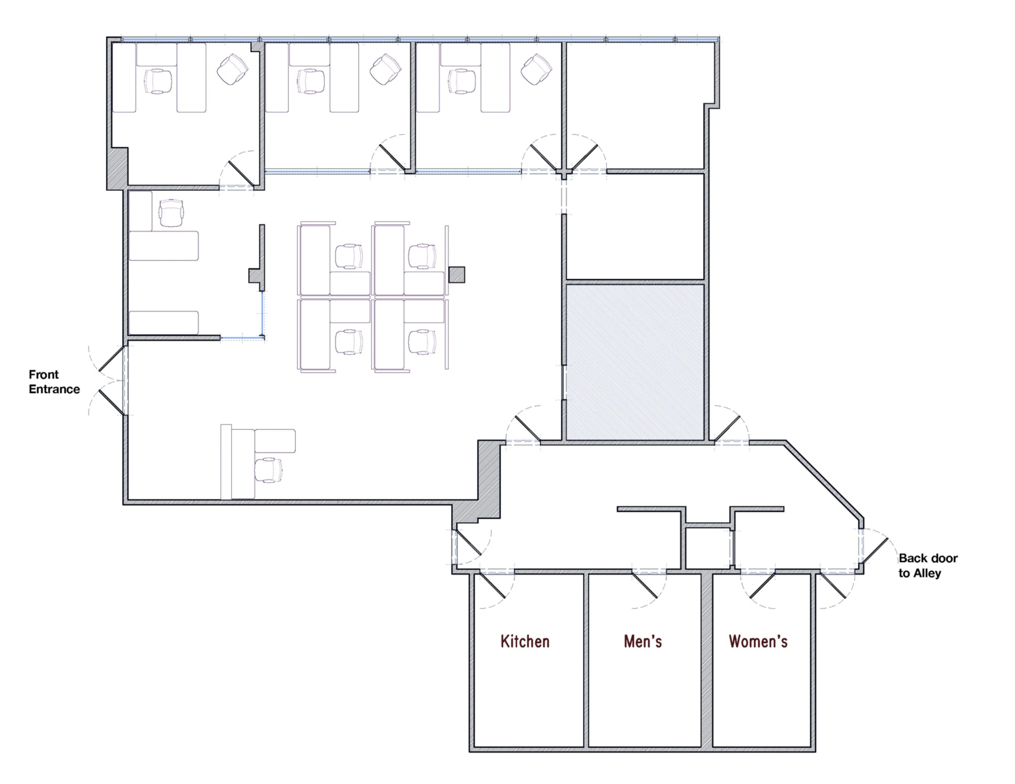 11969 Ventura Blvd, Studio City, CA à louer Plan d’étage- Image 1 de 1