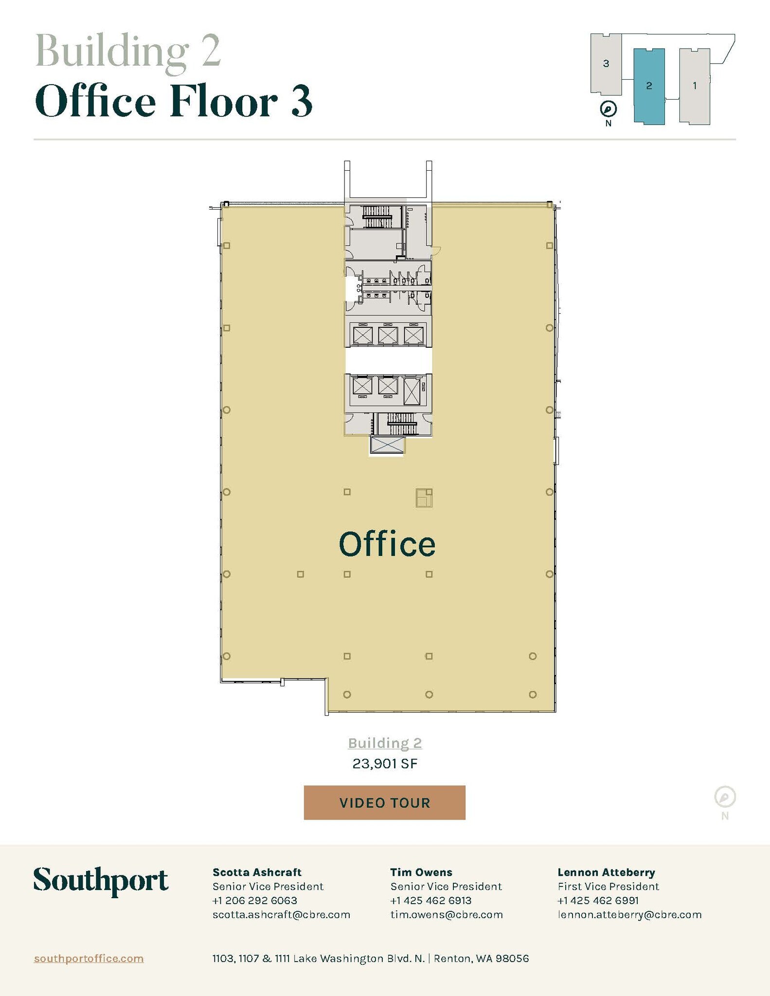 1101 Lake Washington Blvd N, Renton, WA for lease Floor Plan- Image 1 of 1