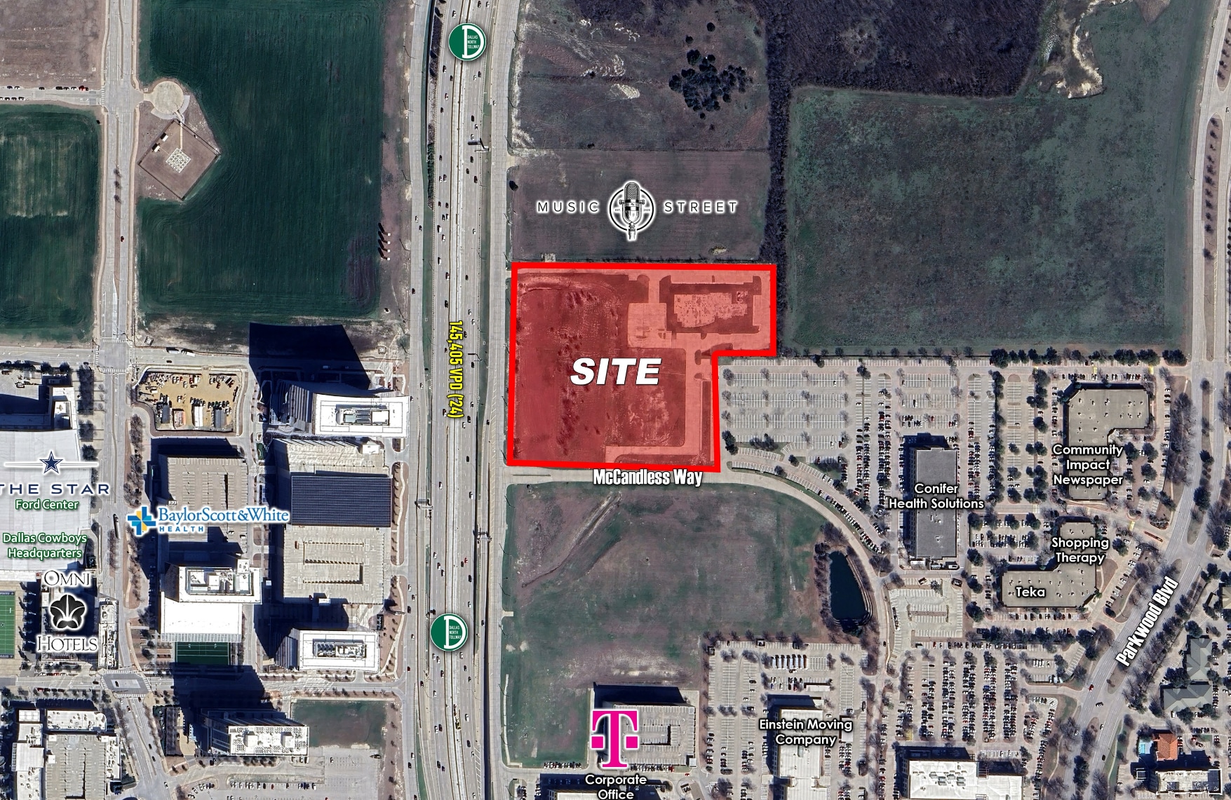 N Dallas Pky, Frisco, TX for sale Primary Photo- Image 1 of 3