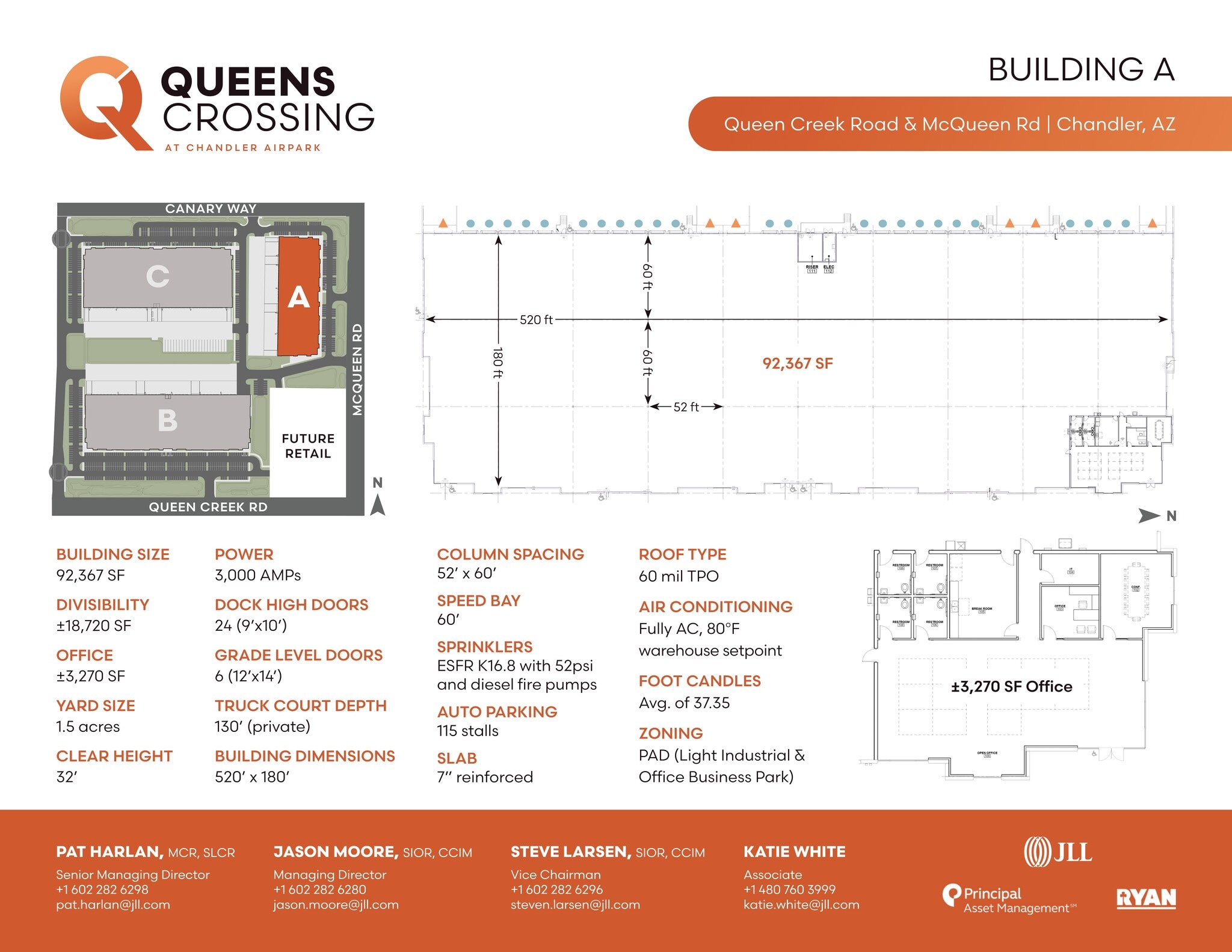 905 E Queen Creek Rd, Chandler, AZ à louer Plan de site- Image 1 de 1