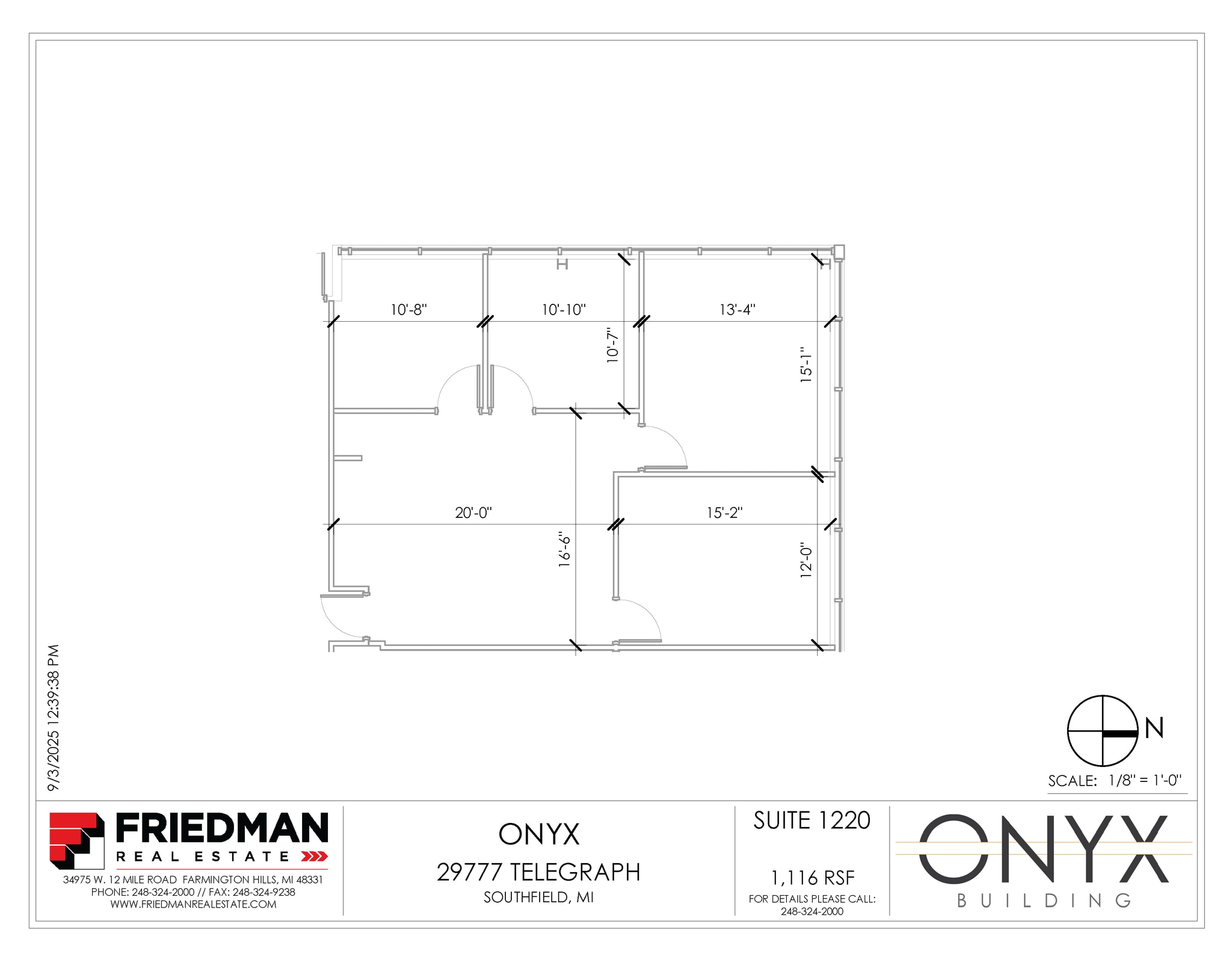 29777 Telegraph Rd, Southfield, MI for lease Floor Plan- Image 1 of 2