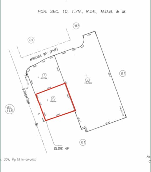 Elsie Ave, Sacramento, CA for lease - Plat Map - Image 2 of 3