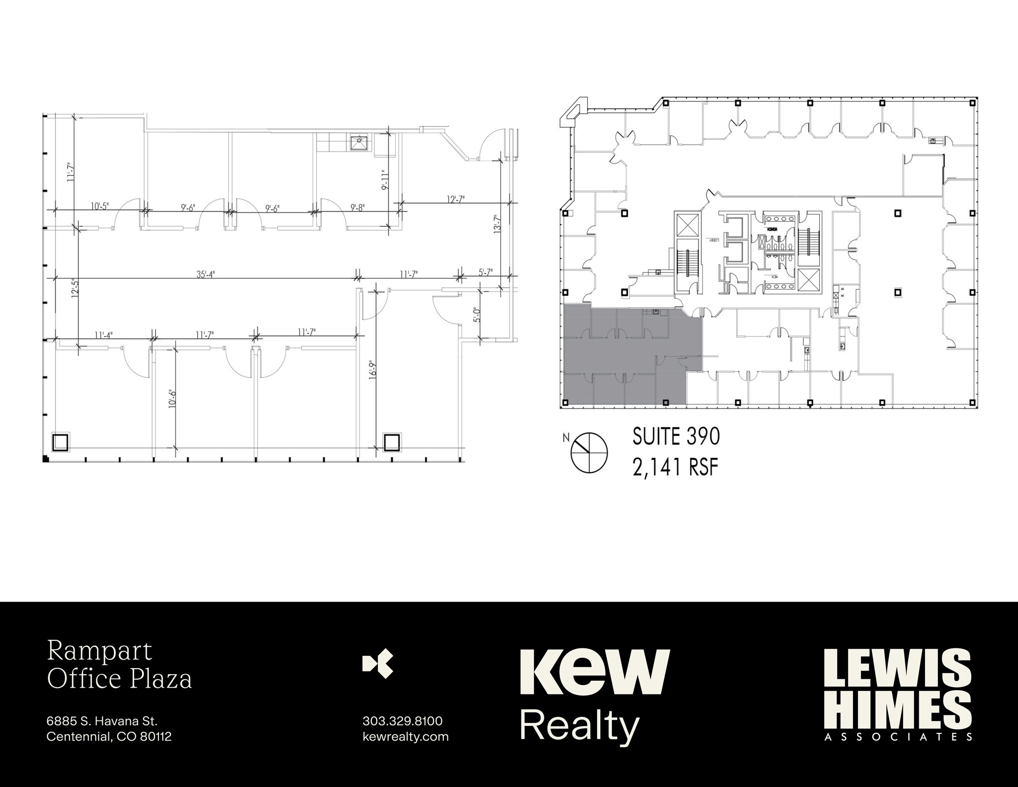 6855 S Havana St, Centennial, CO à louer Plan de site- Image 1 de 1