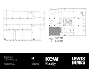 6855 S Havana St, Centennial, CO à louer Plan de site- Image 1 de 1