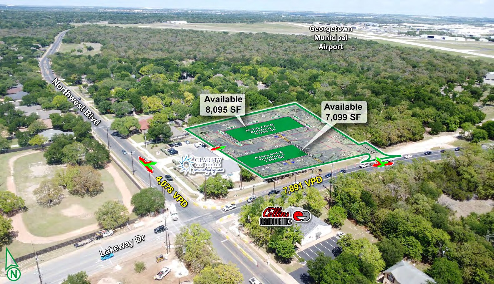 NEQ of Lakeway & Northwest Blvd, Georgetown, TX à louer Photo principale- Image 1 de 3