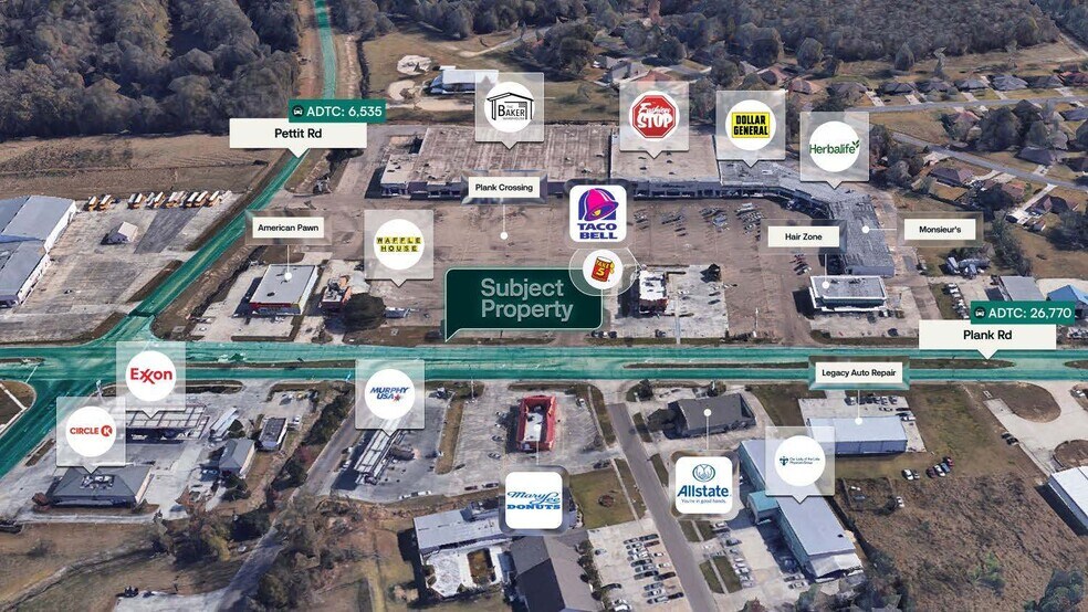 14614 Plank Rd, Baker, LA à vendre - Photo du bâtiment - Image 2 de 2