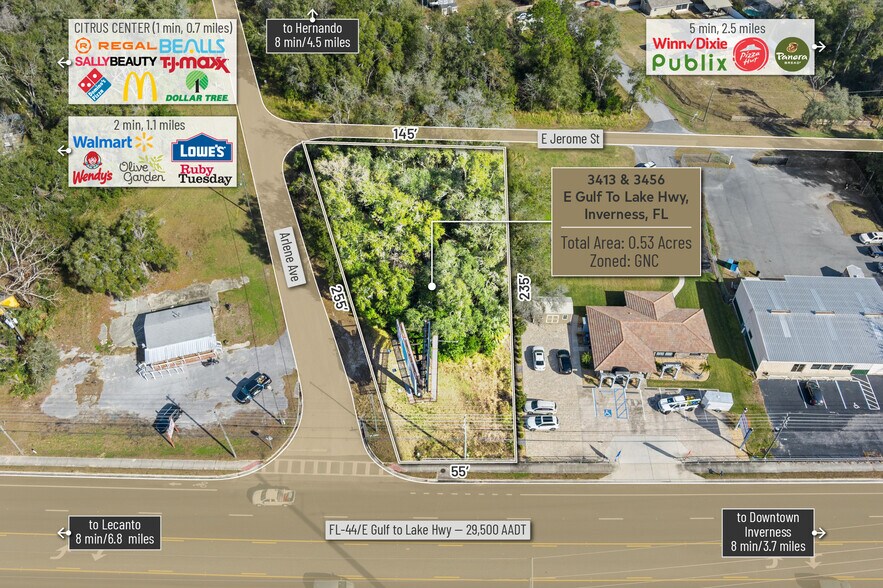 3413 E Gulf To Lake Hwy, Inverness, FL à vendre - Photo du bâtiment - Image 3 de 40