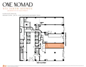 875 Avenue of the Americas, New York, NY for lease Floor Plan- Image 2 of 2