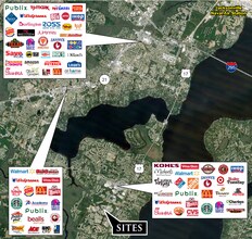 Town Center Boulevard, Fleming Island, FL - AERIAL  map view