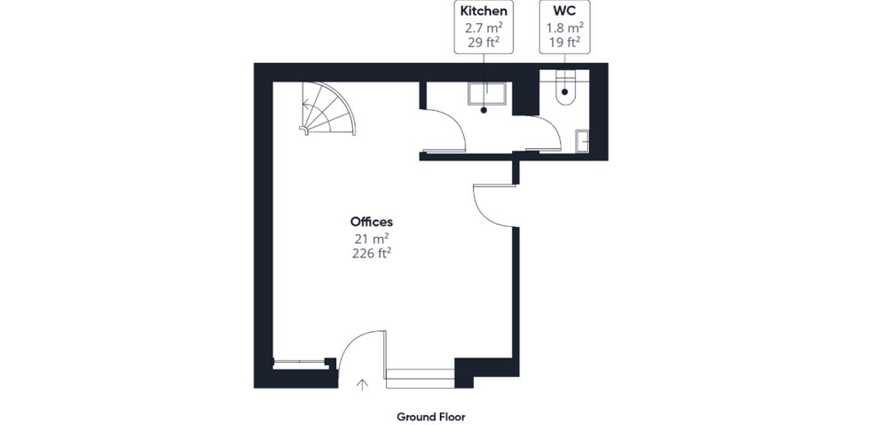 38 Junction Rd, South Croydon à louer - Plan d’étage - Image 2 de 3