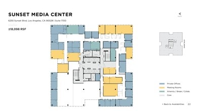 6255 W Sunset Blvd, Los Angeles, CA for lease Site Plan- Image 1 of 1