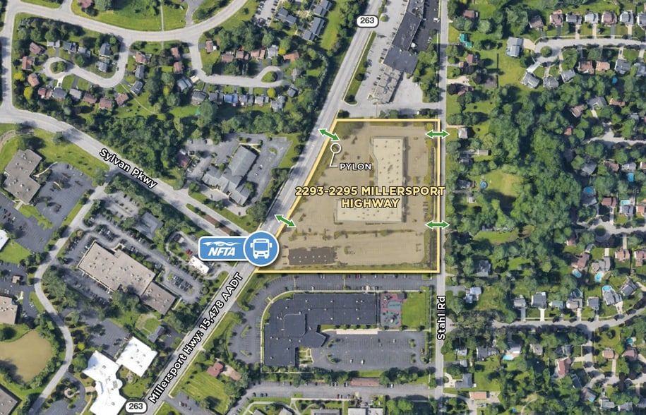 2295 Millersport Hwy, Getzville, NY for lease - Aerial - Image 2 of 6