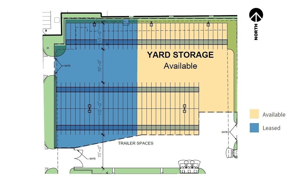 1000 E Hammond Ln, Phoenix, AZ for lease - Site Plan - Image 2 of 3