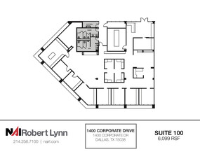 1400 Corporate Dr, Irving, TX for lease Floor Plan- Image 1 of 1