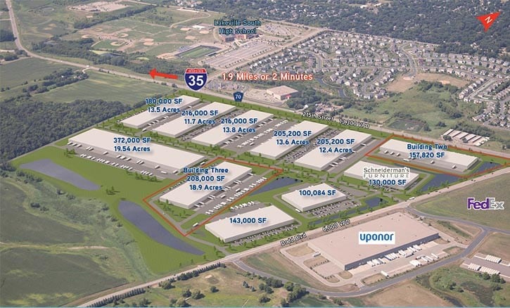 SW County Road 70 Dodd Blvd, Lakeville, MN à vendre - Photo du bâtiment - Image 2 de 4