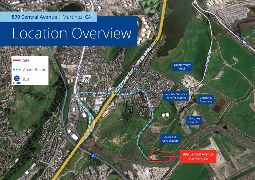899 Central Ave, Martinez, CA à vendre - Plan de site - Image 3 de 4