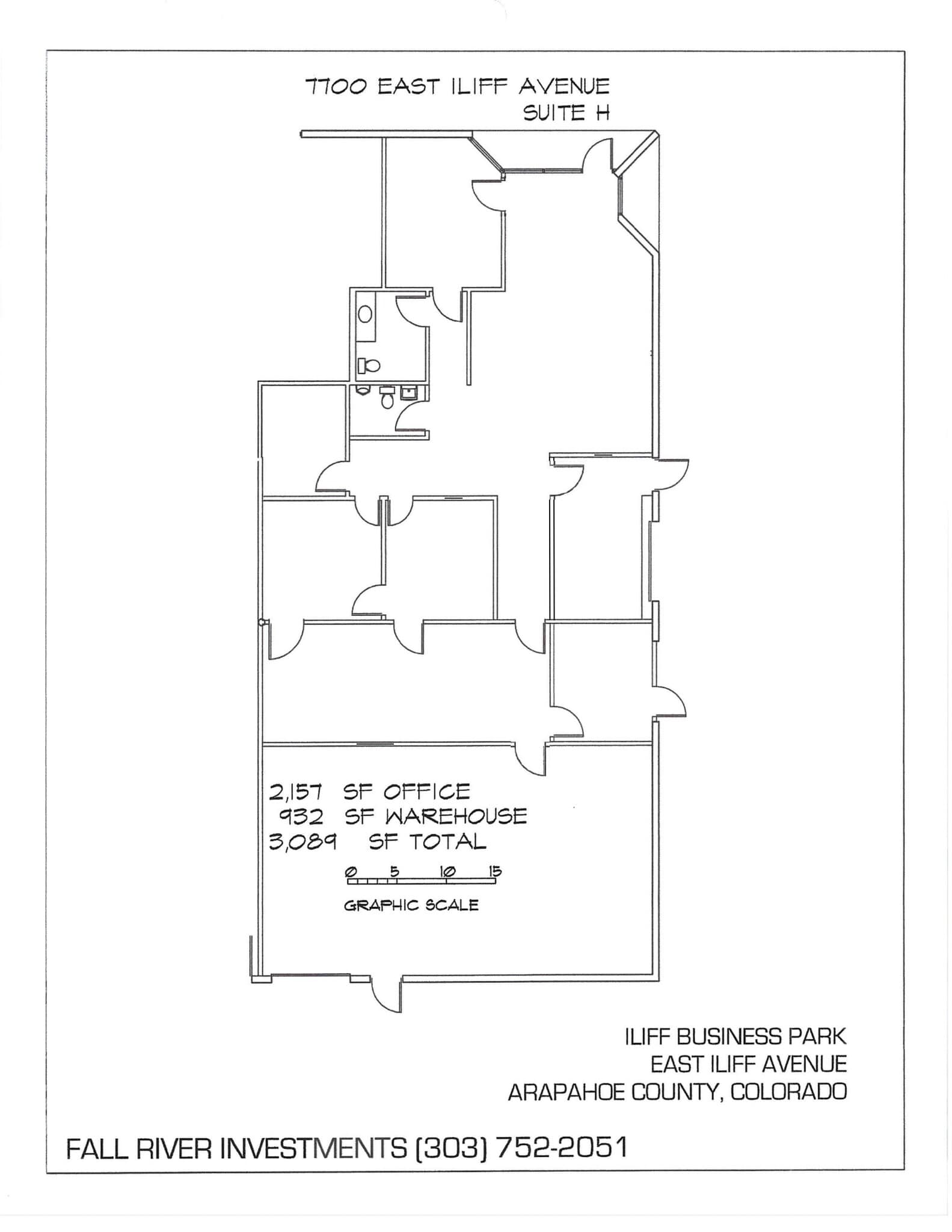 7700 E Iliff Ave, Denver, CO à louer Plan de site- Image 1 de 1
