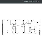 14643 N Dallas Pky, Dallas, TX à louer Plan d’étage- Image 2 de 2