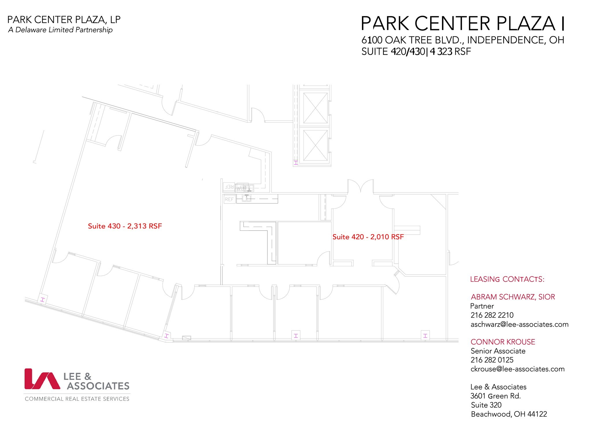 6100 Oak Tree Blvd, Independence, OH à louer Plan de site- Image 1 de 1